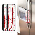 Flowing Red Blood Print Refrigerator Handle Covers