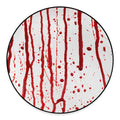 Flowing Red Blood Print Round Floor Mat