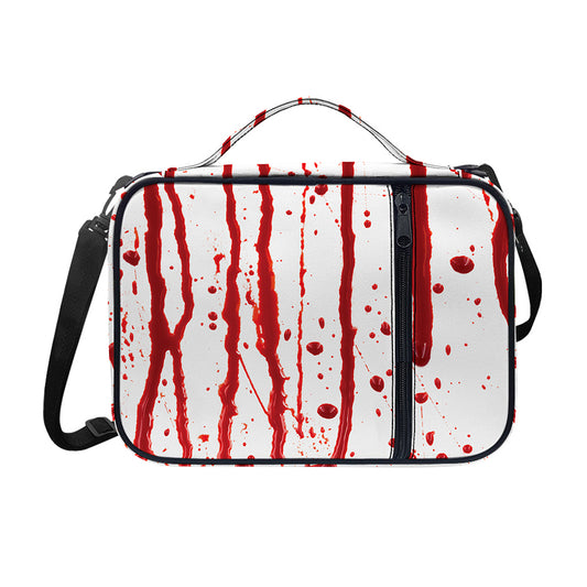Flowing Red Blood Print Shoulder Strap Bible Bag