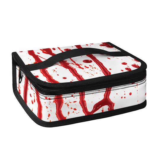 Flowing Red Blood Print Small Lunch Bag