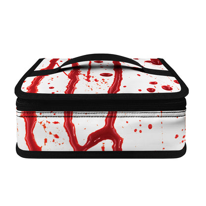 Flowing Red Blood Print Small Lunch Bag