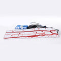 Flowing Red Blood Print Sports Towel