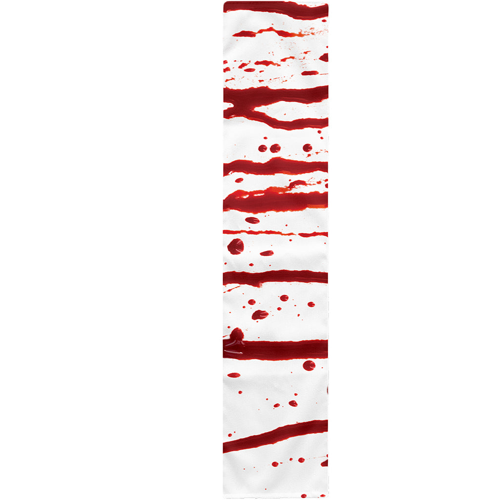 Flowing Red Blood Print Table Runner