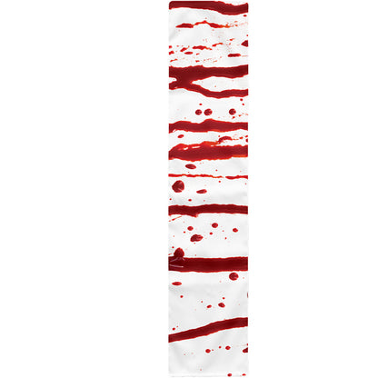 Flowing Red Blood Print Table Runner