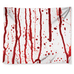 Flowing Red Blood Print Tapestry