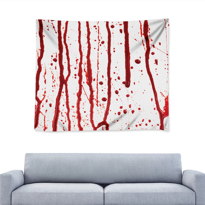 Flowing Red Blood Print Tapestry