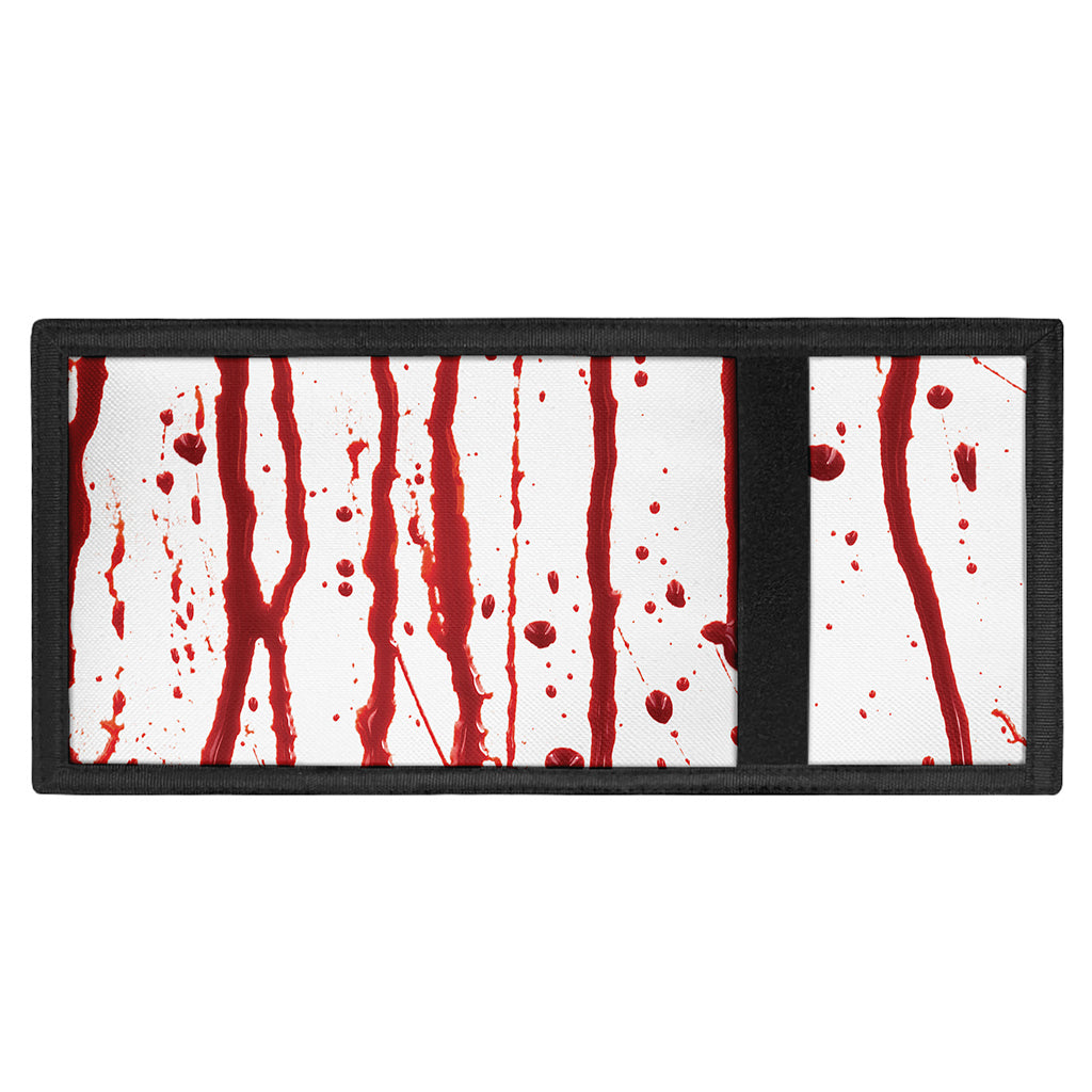 Flowing Red Blood Print Trifold Wallet