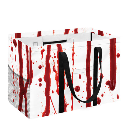 Flowing Red Blood Print Utility Tote Bag