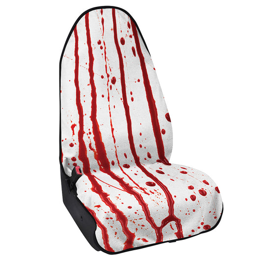 Flowing Red Blood Print Waterproof Car Seat Cover