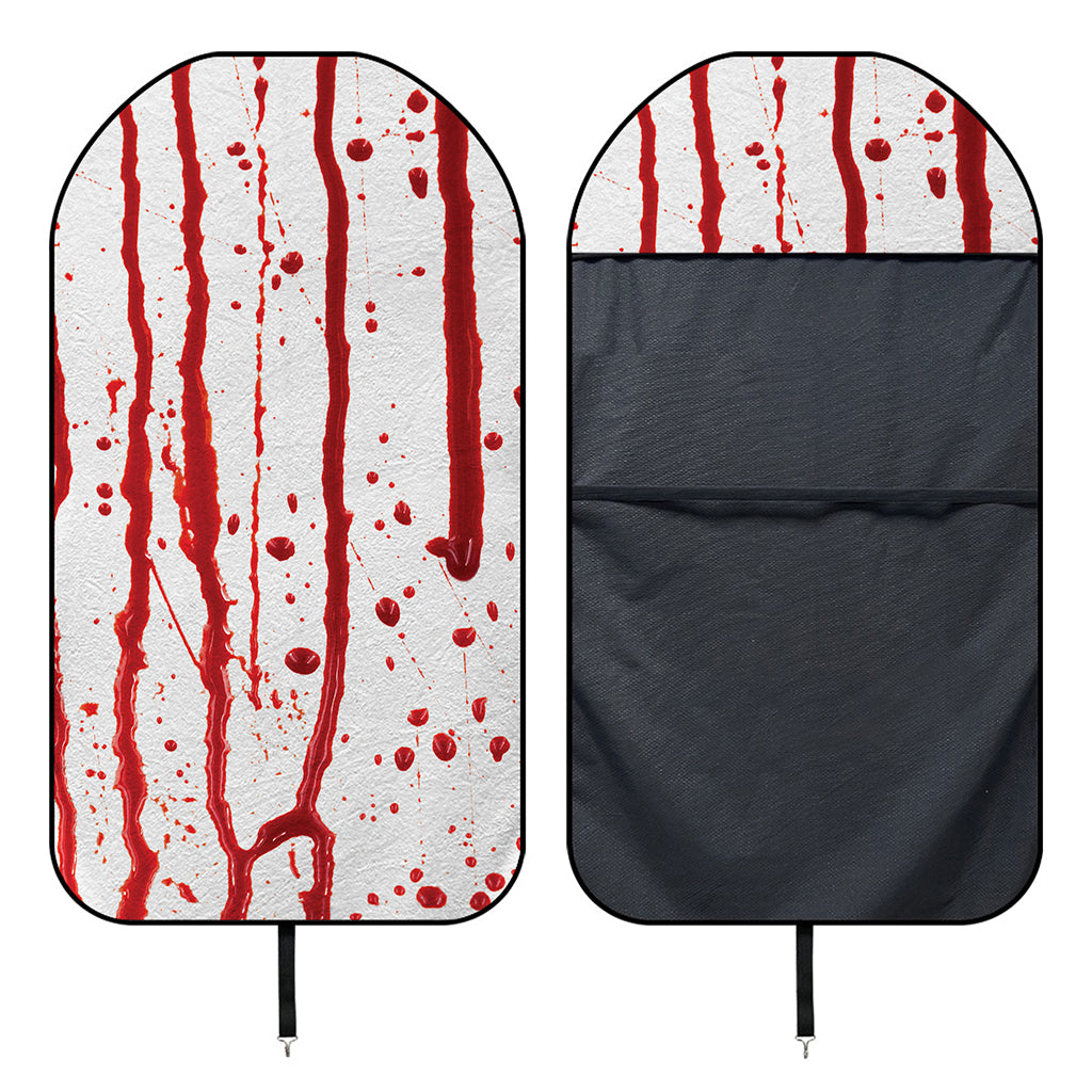 Flowing Red Blood Print Waterproof Car Seat Cover