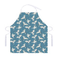 Flying Crane Bird Pattern Print Adjustable Apron