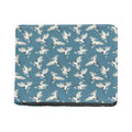 Flying Crane Bird Pattern Print Bifold Wallet