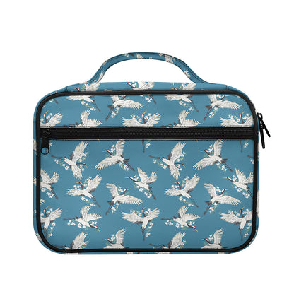 Flying Crane Bird Pattern Print Briefcase Bible Bag