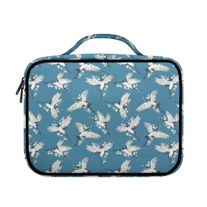 Flying Crane Bird Pattern Print Briefcase Bible Bag