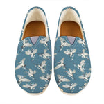 Flying Crane Bird Pattern Print Casual Shoes