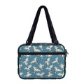 Flying Crane Bird Pattern Print Double Strap Bible Bag
