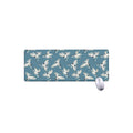 Flying Crane Bird Pattern Print Extended Mouse Pad