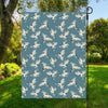 Flying Crane Bird Pattern Print Garden Flag