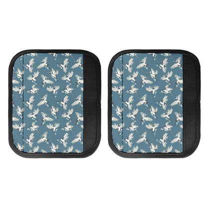 Flying Crane Bird Pattern Print Handle Covers