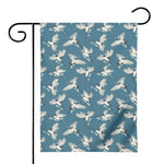 Flying Crane Bird Pattern Print House Flag