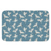 Flying Crane Bird Pattern Print Indoor Door Mat