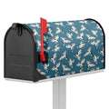 Flying Crane Bird Pattern Print Mailbox Cover