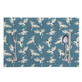 Flying Crane Bird Pattern Print Placemat