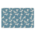 Flying Crane Bird Pattern Print Polyester Doormat