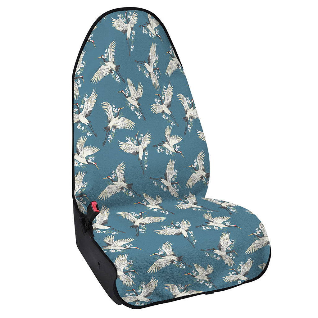 Flying Crane Bird Pattern Print Waterproof Car Seat Cover
