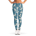 Flying Crane Bird Pattern Print Women's Leggings