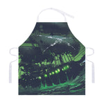 Flying Dutchman Ghost Pirate Ship Print Adjustable Apron