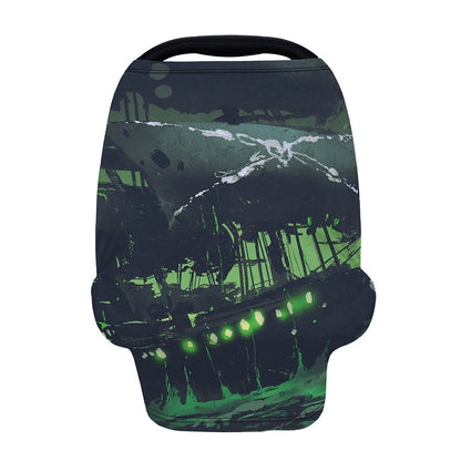 Flying Dutchman Ghost Pirate Ship Print Baby Seat Cover