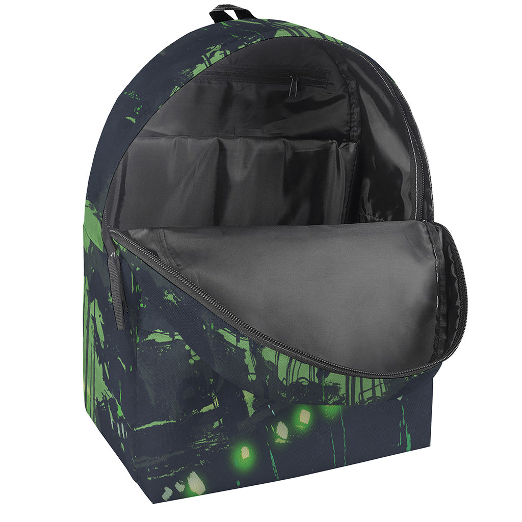 Flying Dutchman Ghost Pirate Ship Print Backpack