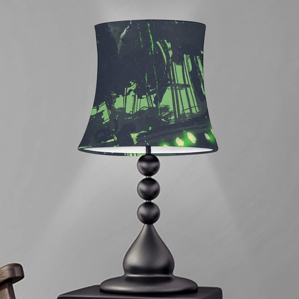 Flying Dutchman Ghost Pirate Ship Print Bell Lamp Shade