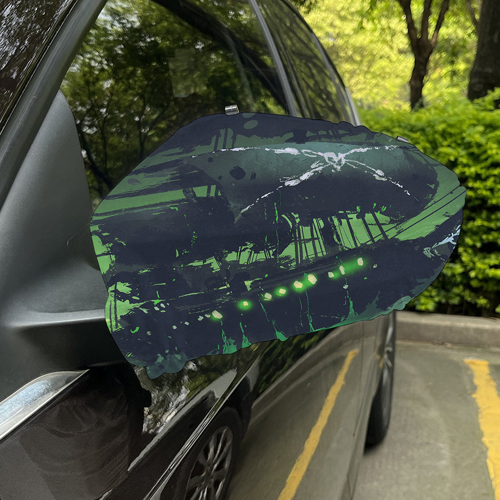Flying Dutchman Ghost Pirate Ship Print Car Side Mirror Covers