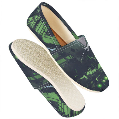 Flying Dutchman Ghost Pirate Ship Print Casual Shoes
