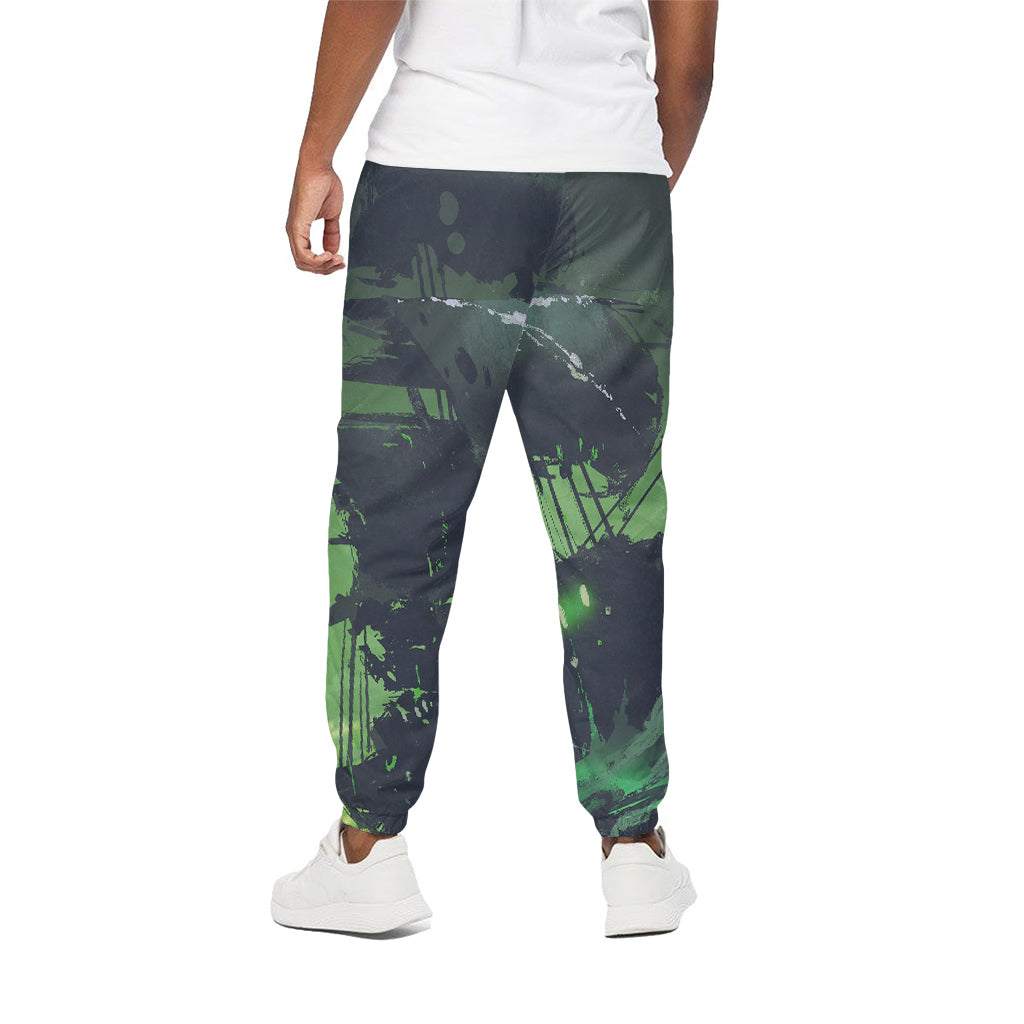 Flying Dutchman Ghost Pirate Ship Print Cotton Pants