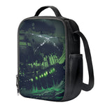 Flying Dutchman Ghost Pirate Ship Print Crossbody Lunch Bag