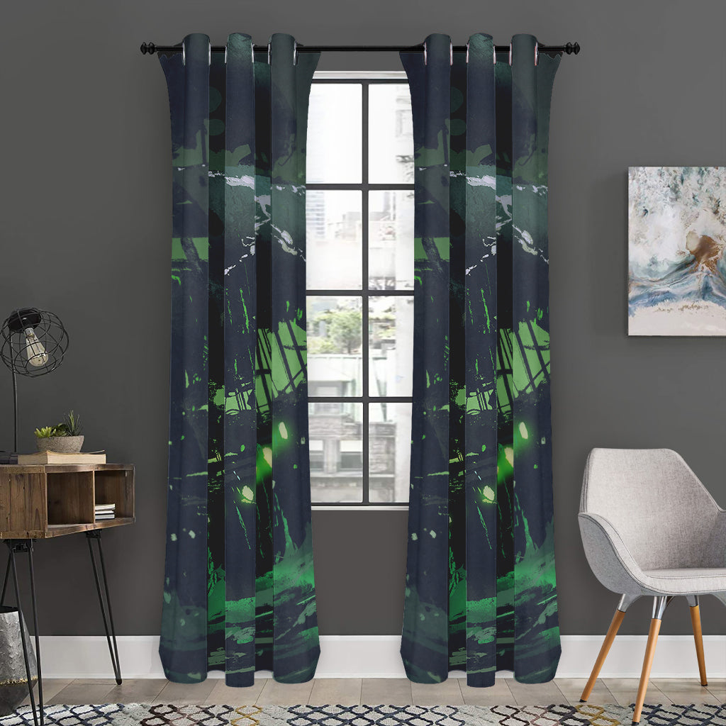 Flying Dutchman Ghost Pirate Ship Print Curtain