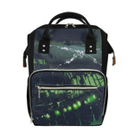 Flying Dutchman Ghost Pirate Ship Print Diaper Bag