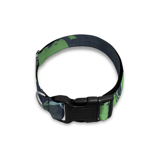 Flying Dutchman Ghost Pirate Ship Print Dog Collar