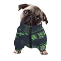Flying Dutchman Ghost Pirate Ship Print Dog Zip Up Jacket