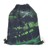 Flying Dutchman Ghost Pirate Ship Print Drawstring Bag