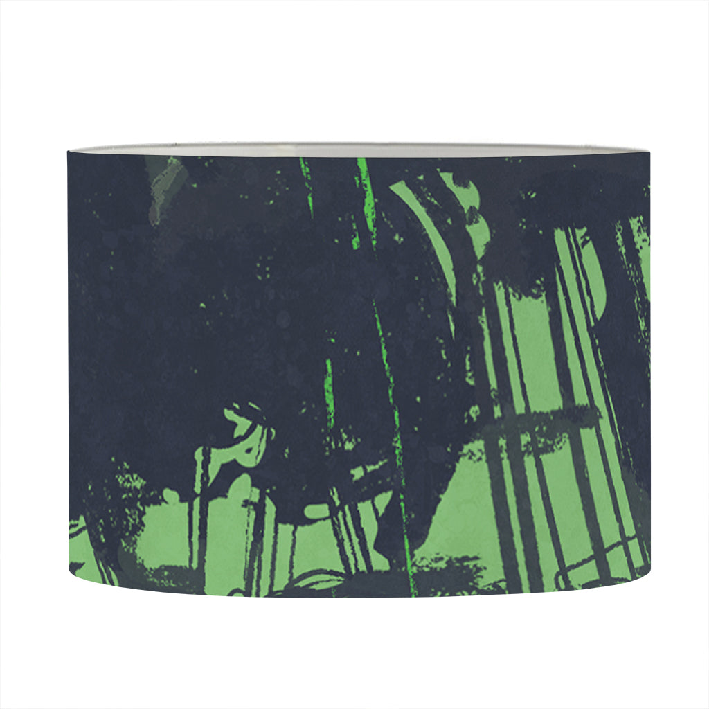 Flying Dutchman Ghost Pirate Ship Print Drum Lamp Shade