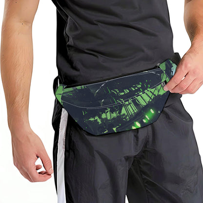 Flying Dutchman Ghost Pirate Ship Print Fanny Pack