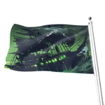 Flying Dutchman Ghost Pirate Ship Print Flag