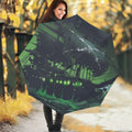 Flying Dutchman Ghost Pirate Ship Print Foldable Umbrella