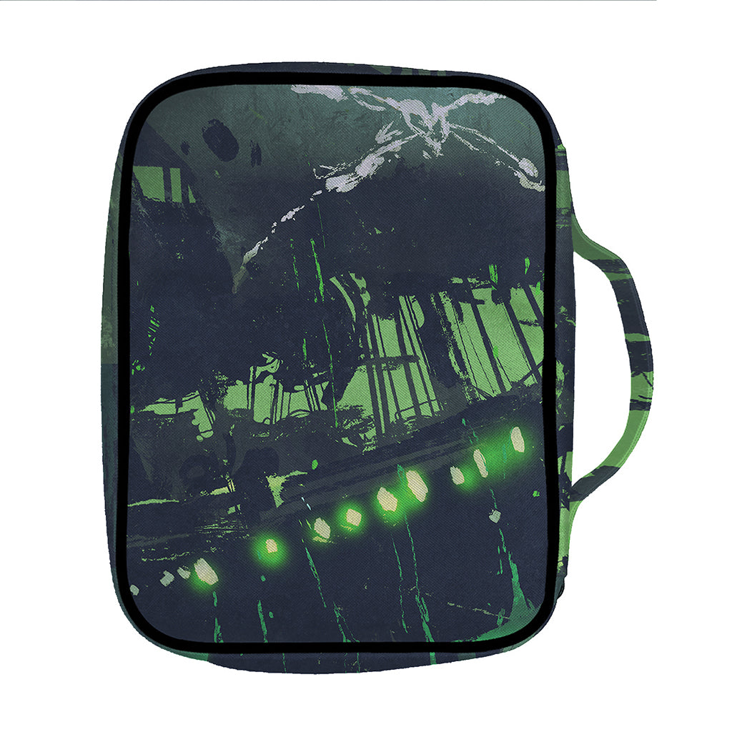 Flying Dutchman Ghost Pirate Ship Print Front Pocket Bible Bag
