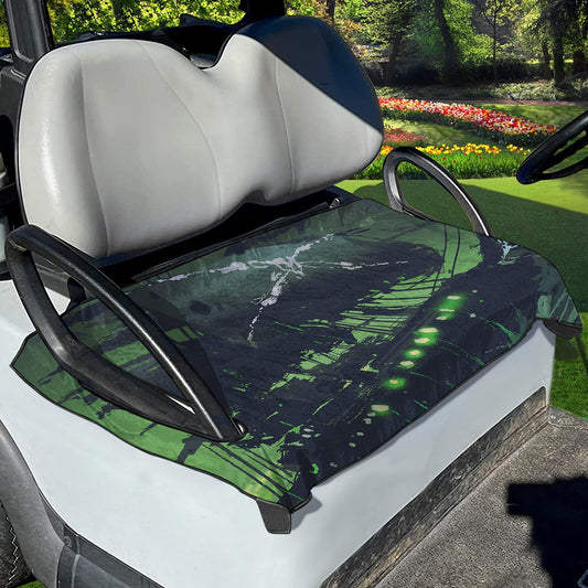 Flying Dutchman Ghost Pirate Ship Print Golf Cart Seat Cover