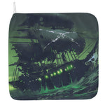 Flying Dutchman Ghost Pirate Ship Print Hand Towel